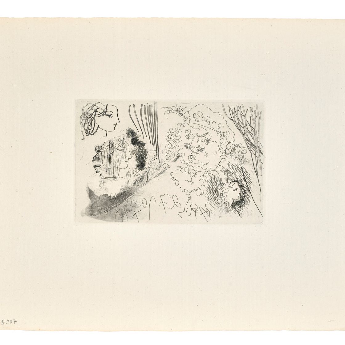 Pablo Picasso — Рембрандт и "наедине с женщиной" из "Сюиты Воллара"