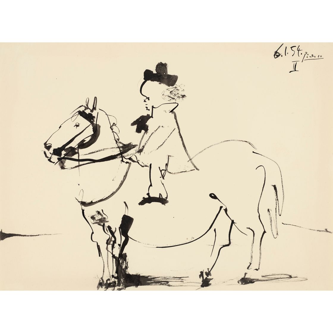 Pablo Picasso — Маленький клоун в костюме рыцаря II, изображение 1