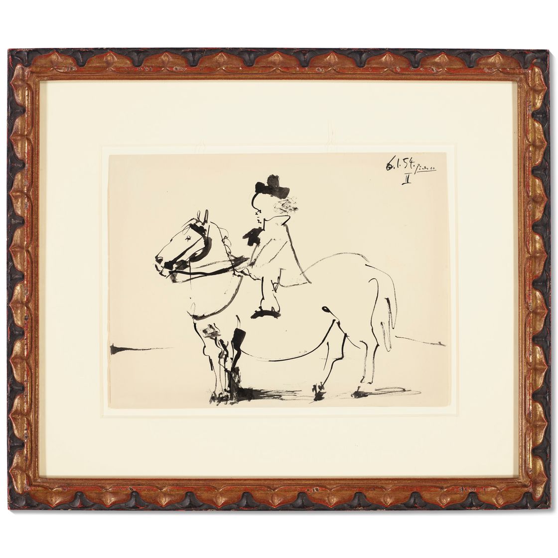 Pablo Picasso — Маленький клоун в костюме рыцаря II, изображение 2
