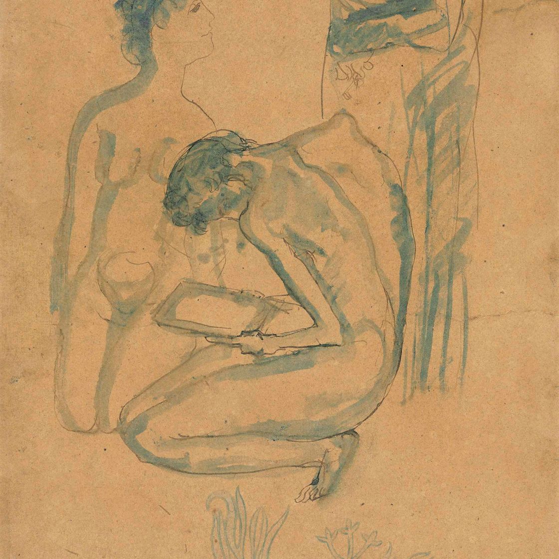 Pablo Picasso — Образ женщины и двух нас