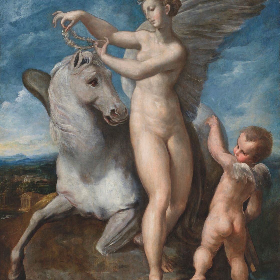 Parmigianino — Сатурн и Филира, изображение 1