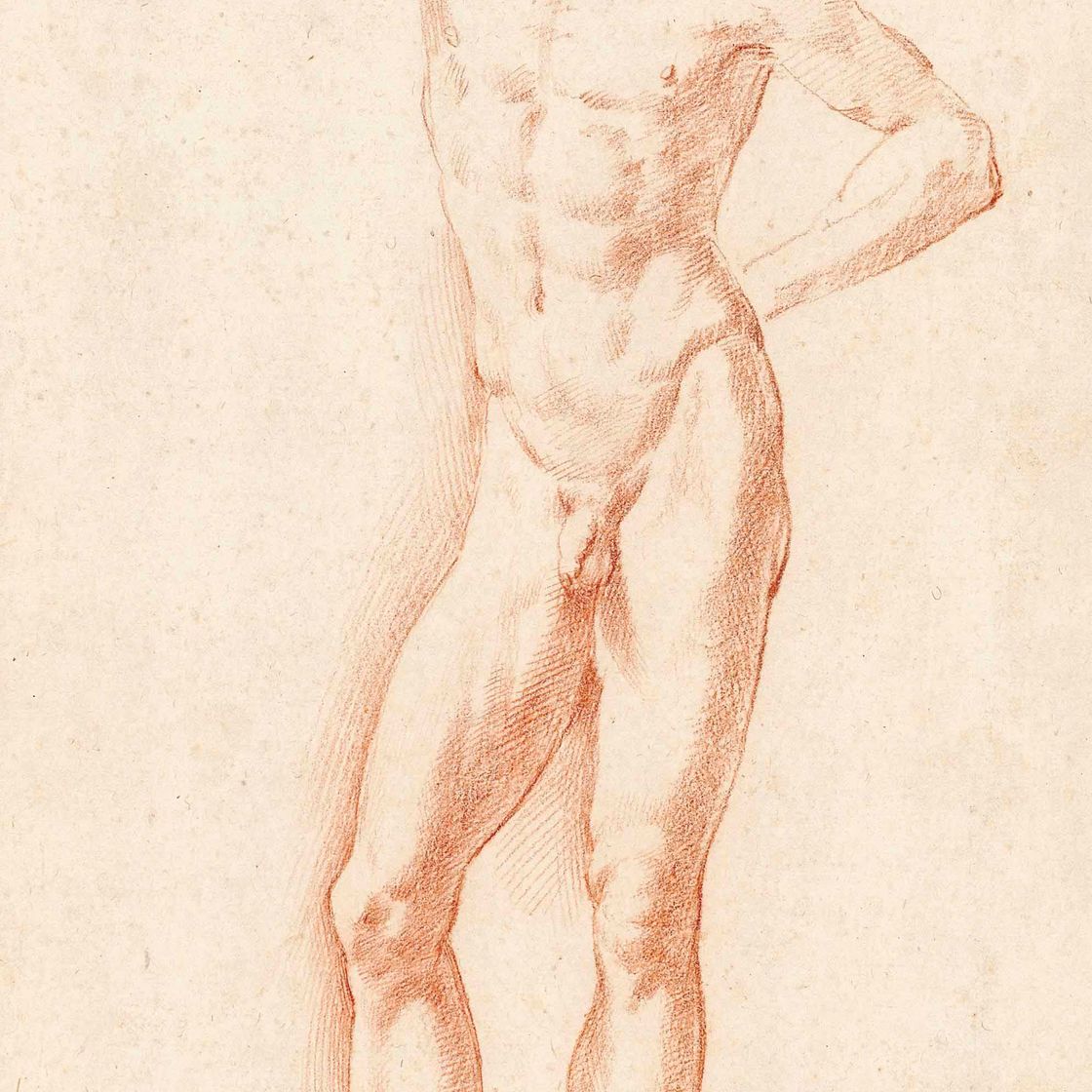 Parmigianino — Обнаженный мужчина