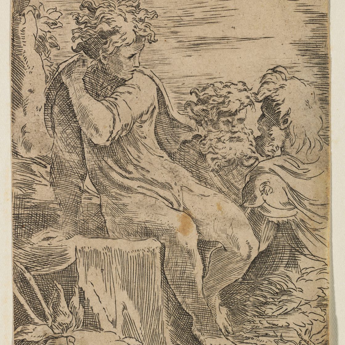 Parmigianino — Стоящий пастух, изображение 2