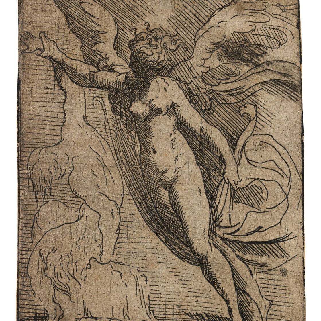 Parmigianino — Добродетель одерживает победу над пороком, изображение 1