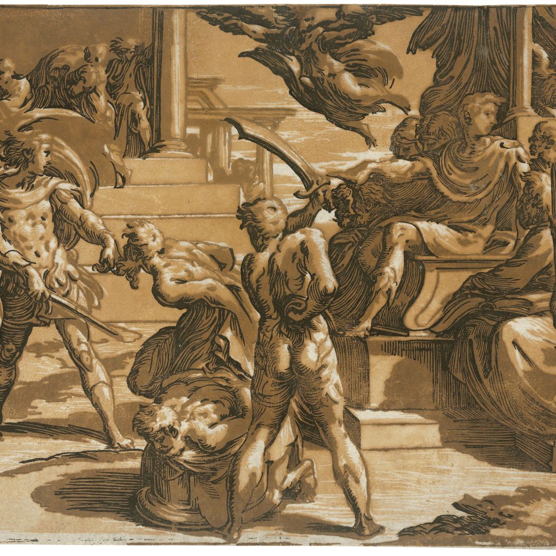 Parmigianino — Мученическая смерть двух святых