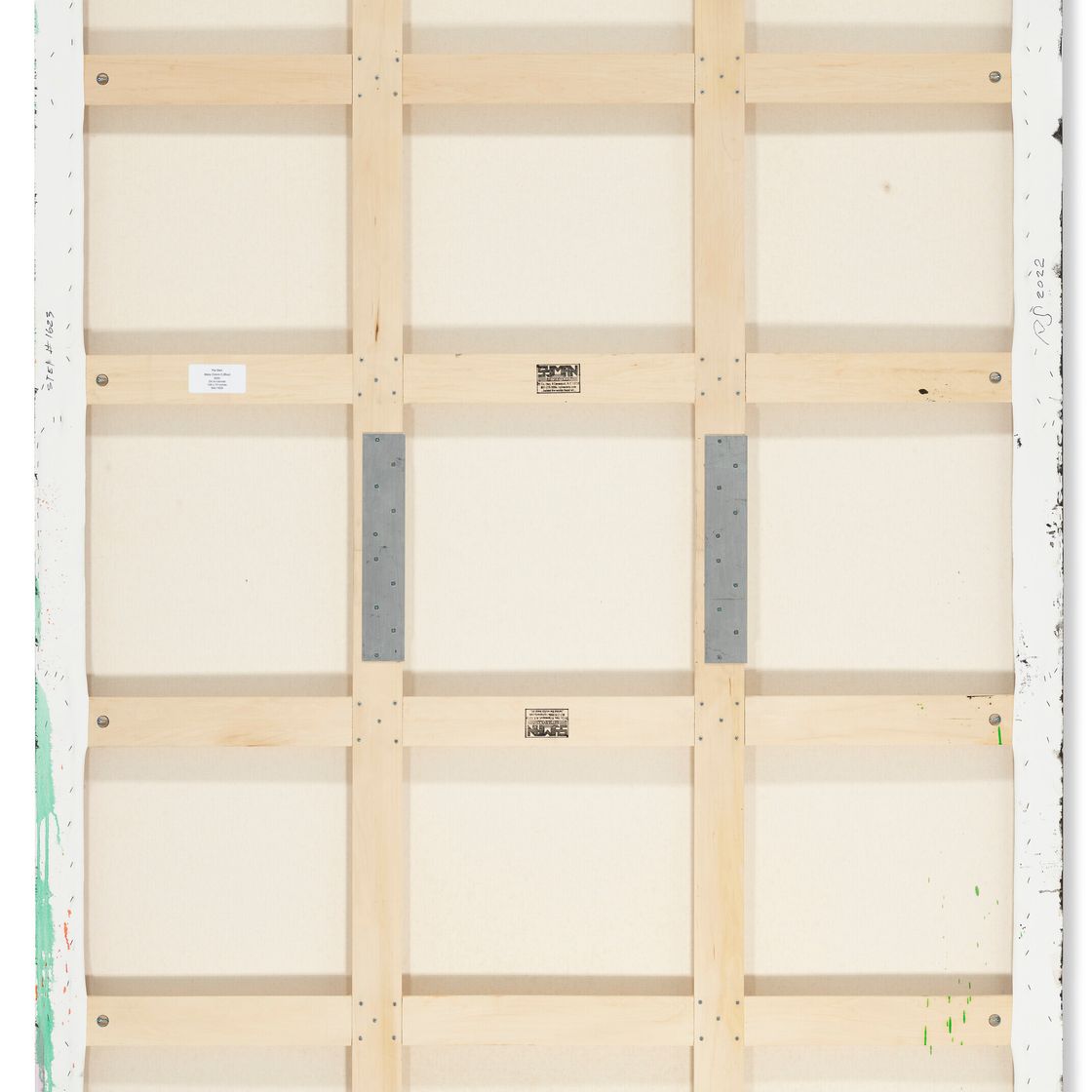 Pat Steir — Много цветов II (синий), изображение 2
