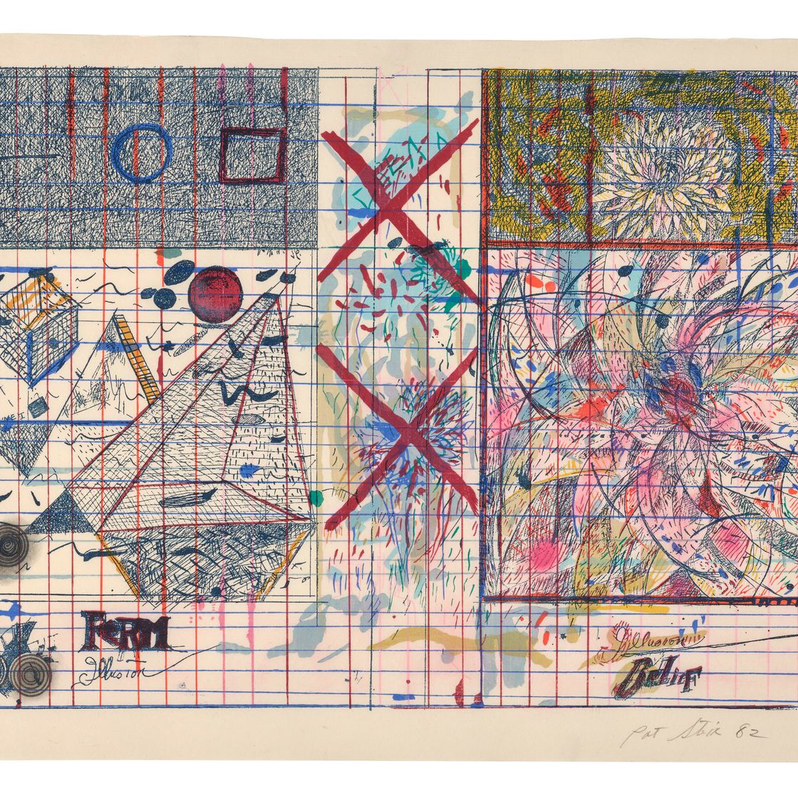 Pat Steir — Киотская хризантема
