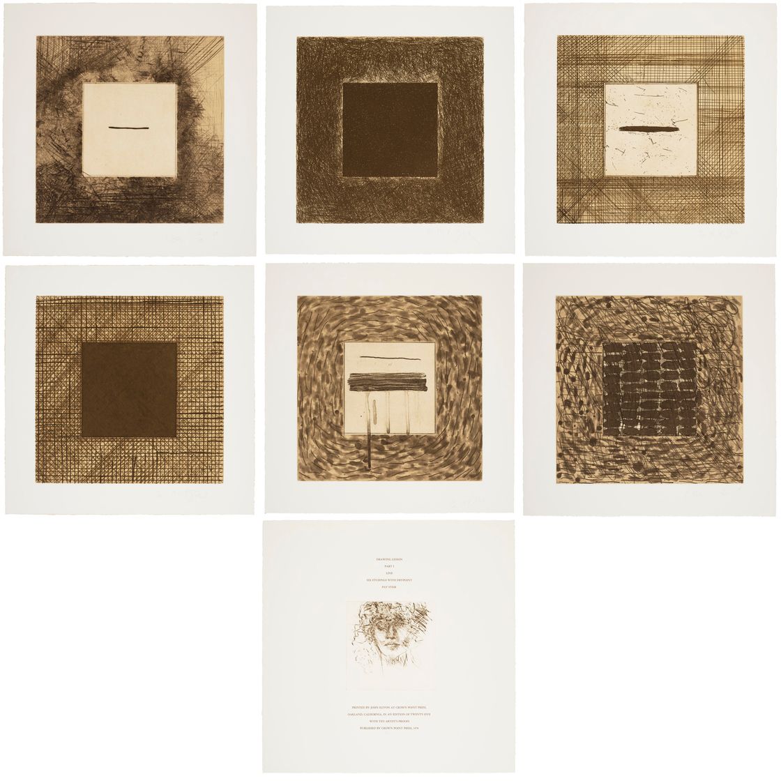 Pat Steir — Урок рисования, Часть 1, Линия