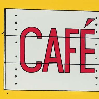 Patrick Caulfield — Кафе