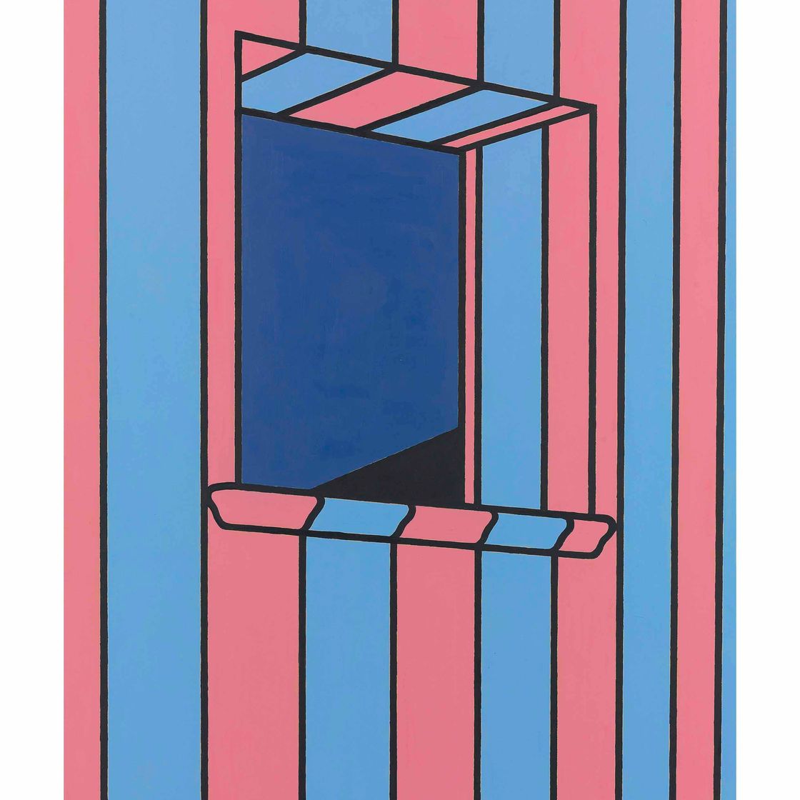 Patrick Caulfield — Маленькое окошко ночью