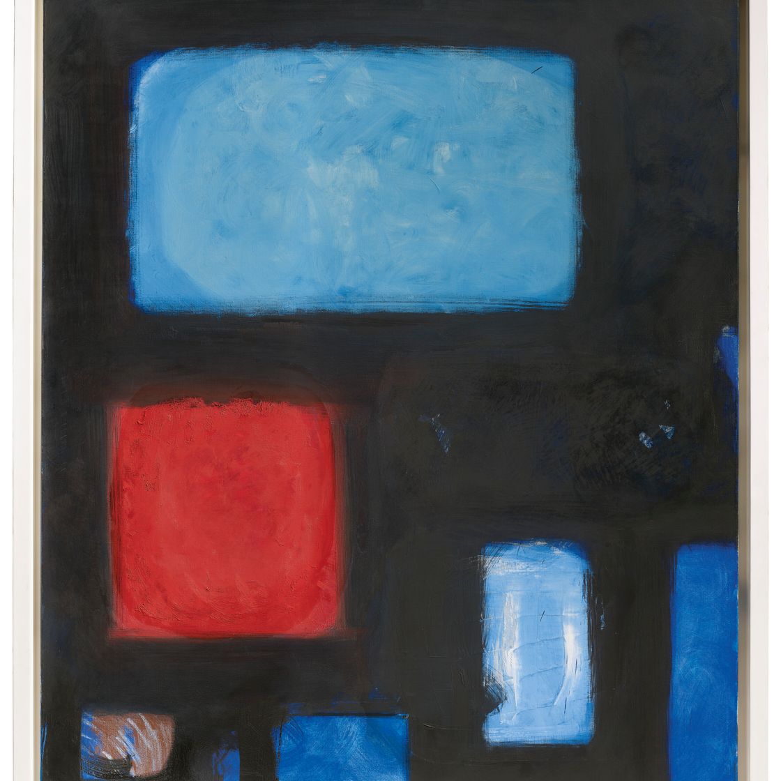Patrick Heron — БЛЮЗ И ТУСКЛАЯ КИНОВАРЬ В ЧЕРНОМ ЦВЕТЕ : ИЮНЬ 1960 ГОДА, изображение 2