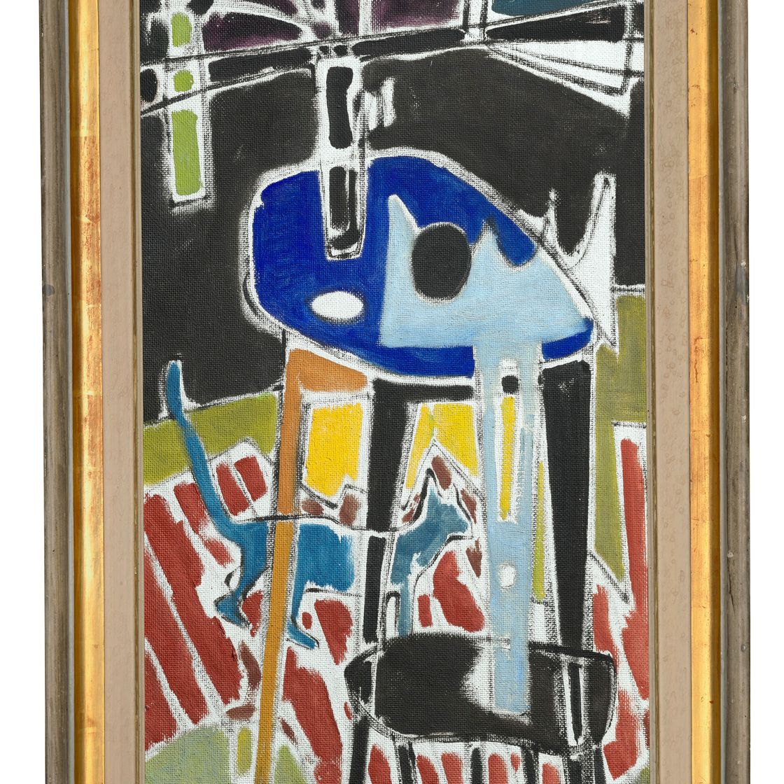 Patrick Heron — СИНИЙ КОТ ПОД СТОЛОМ : 1954, изображение 2