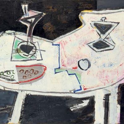 Patrick Heron — Белый стол