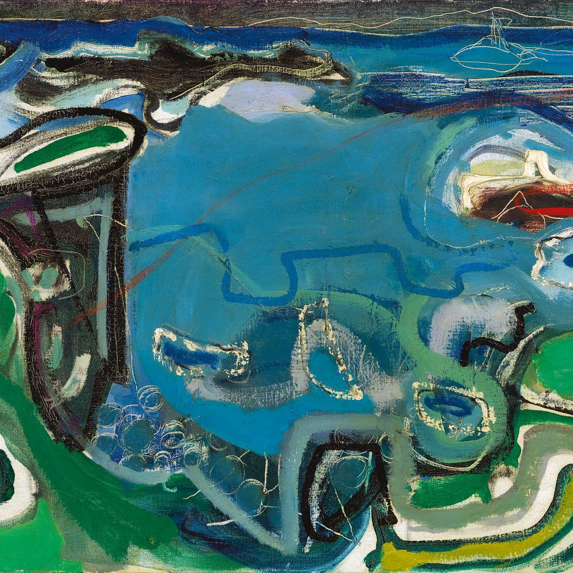 Patrick Heron — Неуклюжий: Сент-Айвз, 1951 год