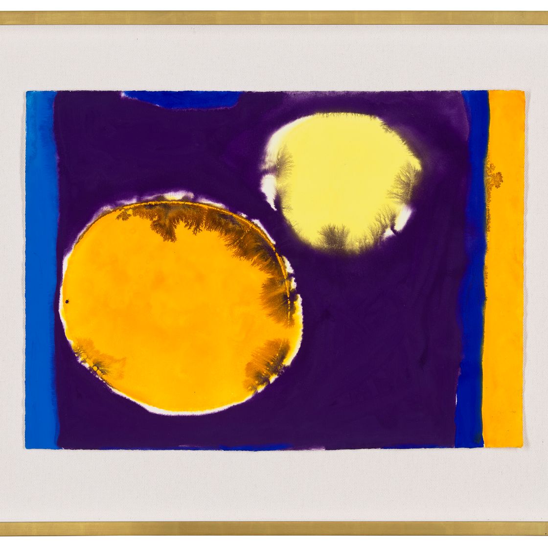 Patrick Heron — Апельсин и лимон в фиолетовом цвете : 13 ноября 1965, изображение 2