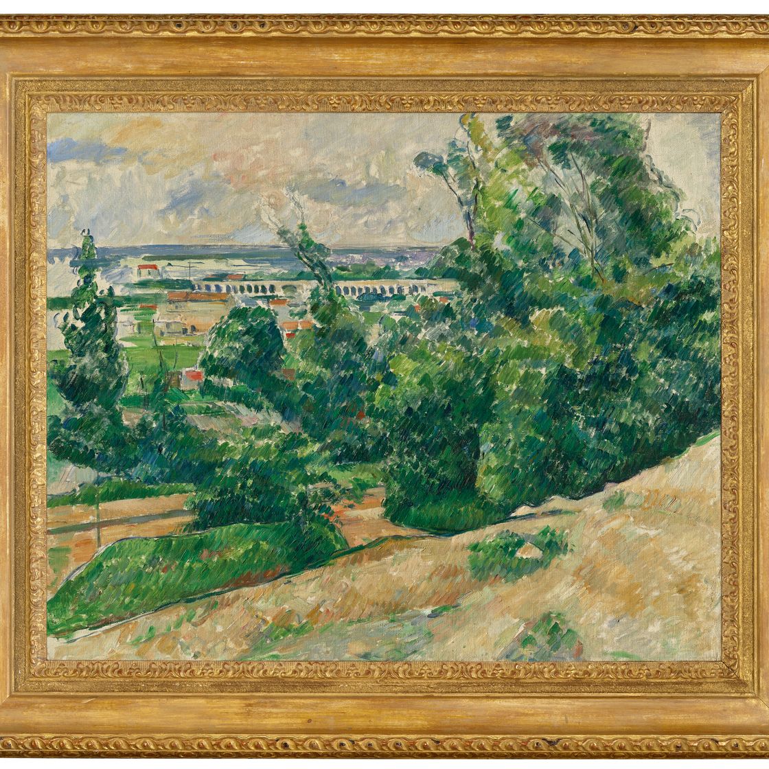 Paul Cézanne — Аквадук на канале Вердон-на-севере-Экс, изображение 2
