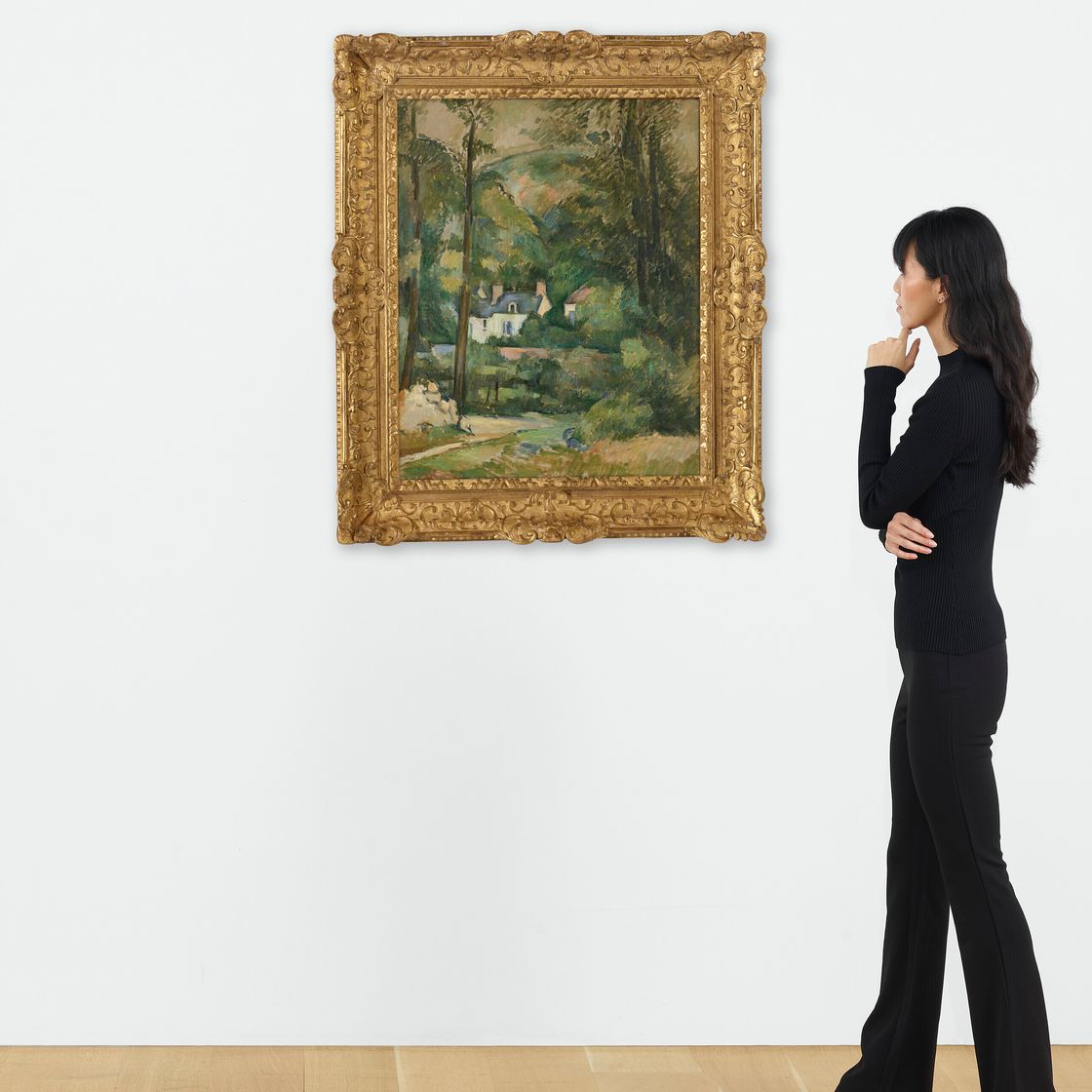 Paul Cézanne — Дома по соседству, в Понтуазе, изображение 4