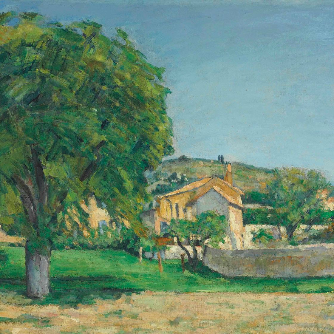 Paul Cézanne — Виноградники и ферма в яслях Буффана