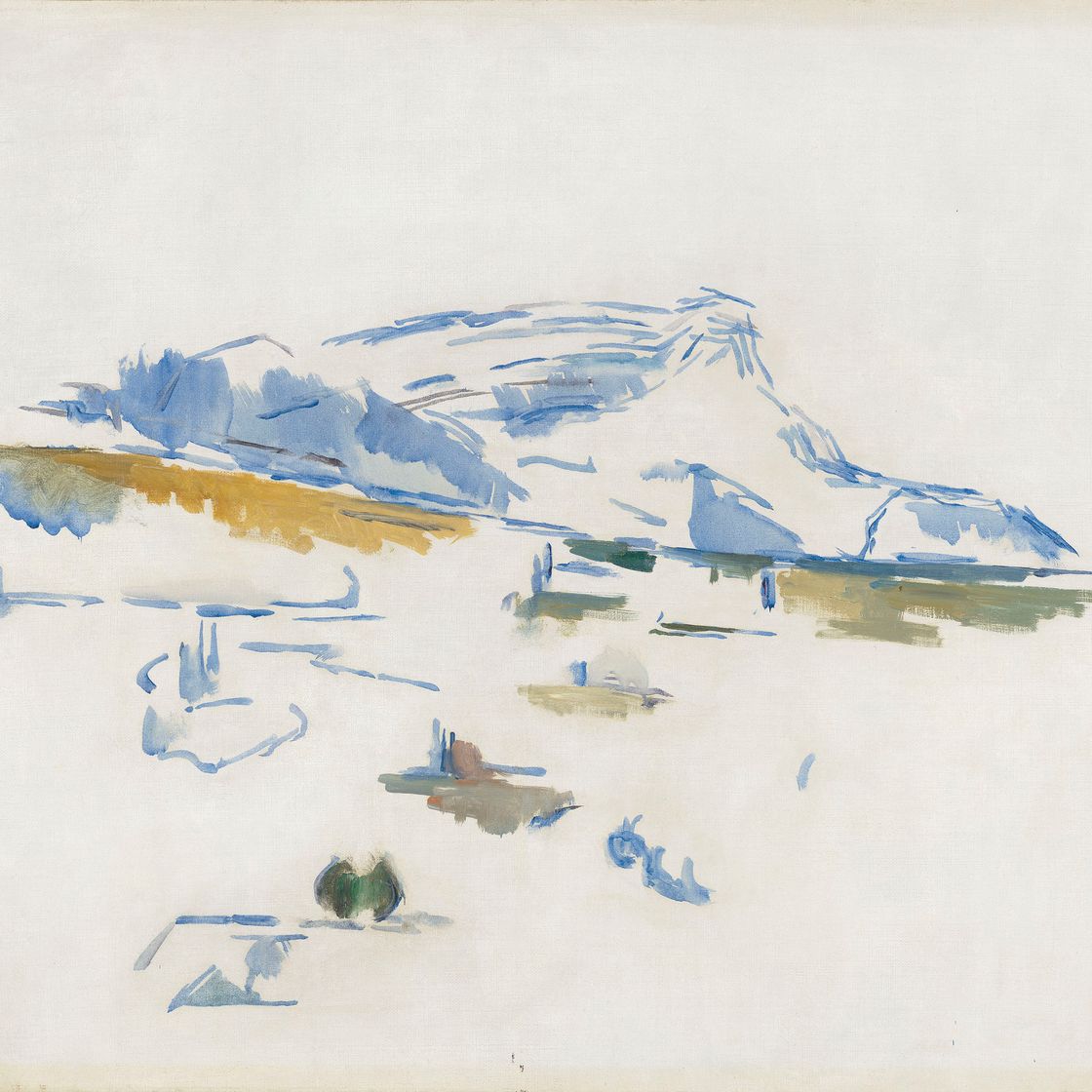 Paul Cézanne — Гора Сент-Виктуар вю де Лувс