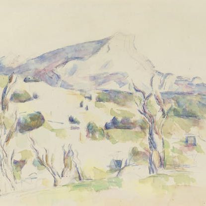 Paul Cézanne — Гора Сент-Виктуар вю де Лувс