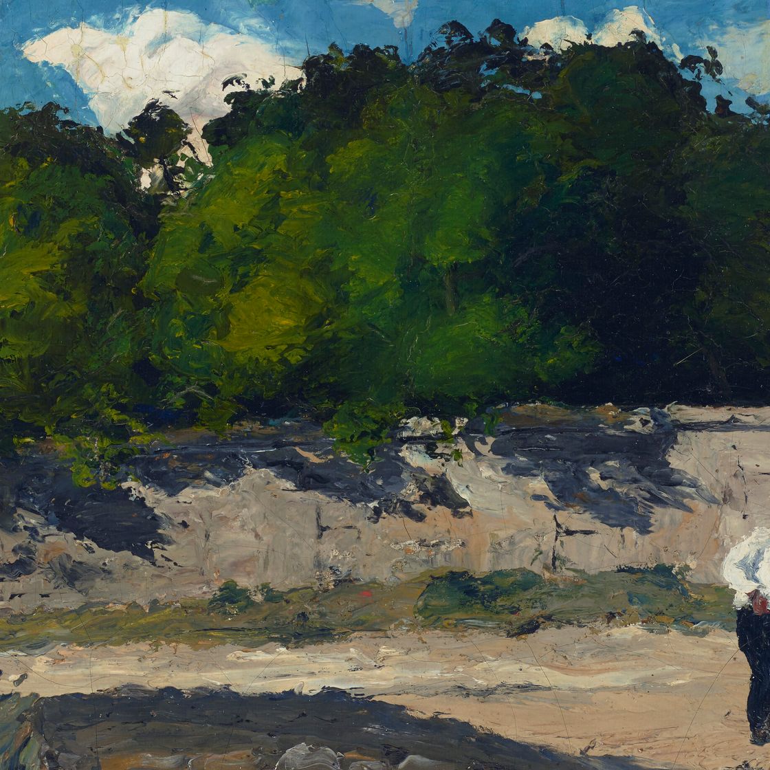 Paul Cézanne — Мур-де-жардин, изображение 1