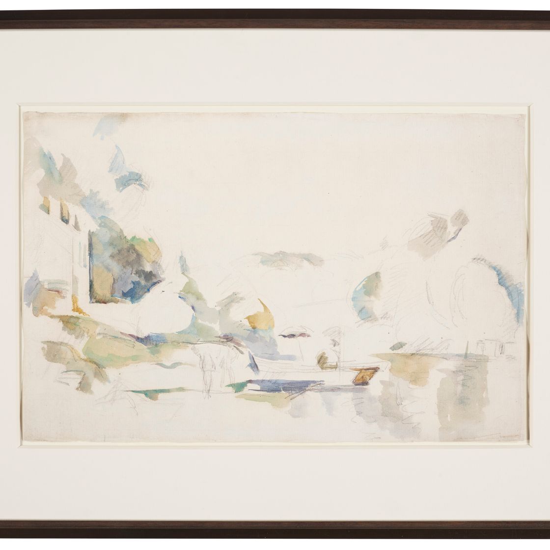 Paul Cézanne — Барк у озера Аннеси, изображение 2