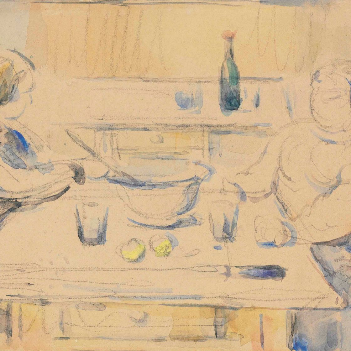Paul Cézanne — Адвокат ( справа ); Помощник и досье на адвоката ( сзади )