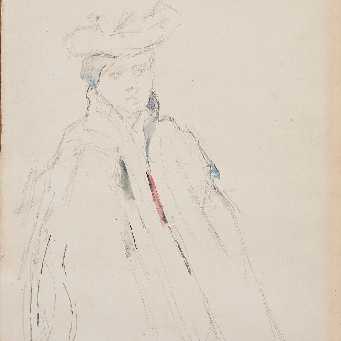 Paul Cézanne — Женщина по-мужски, изображение 1