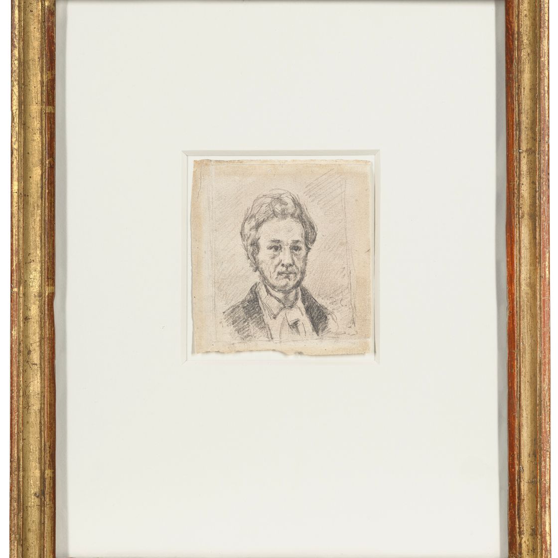Paul Cézanne — Портрет месье Шоке (спереди); Этюд человека (сзади), изображение 2