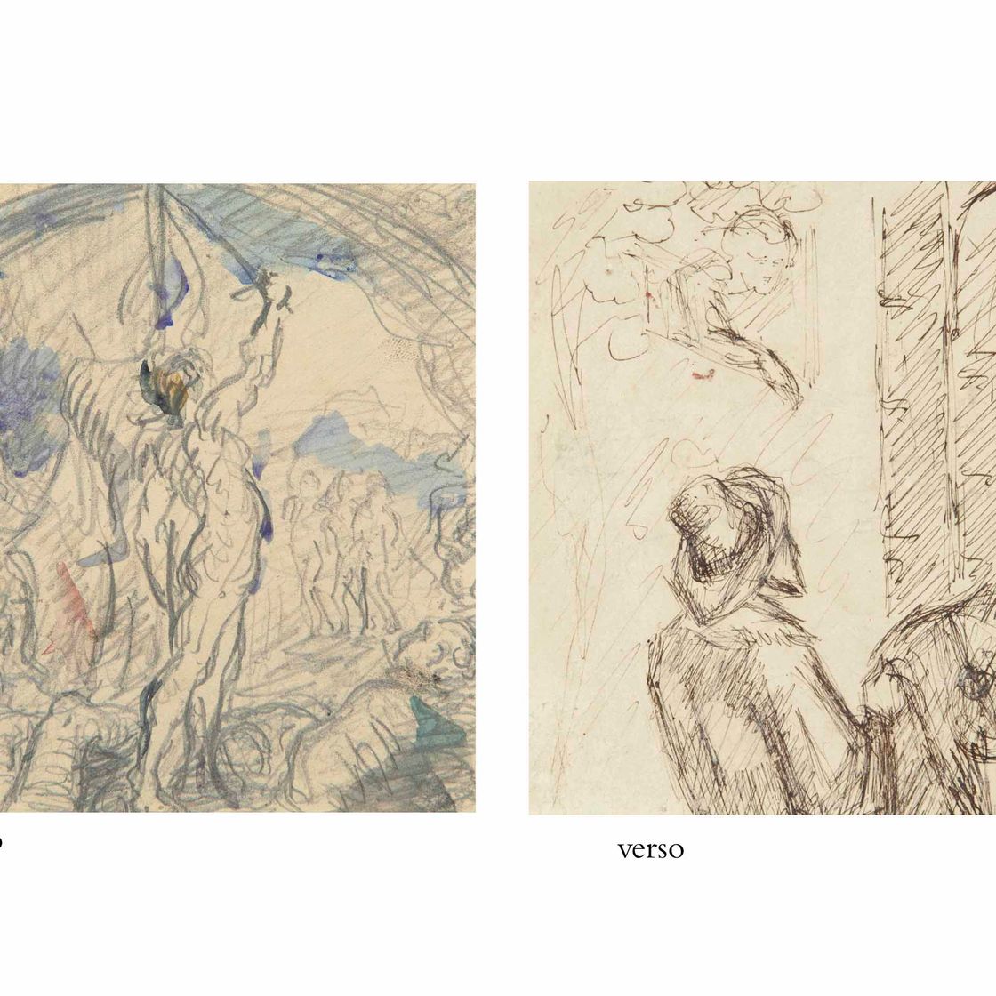 Paul Cézanne — Первый раз в жизни ( сзади ); Мужчина как рыцарь и женщина у окна ( сзади )