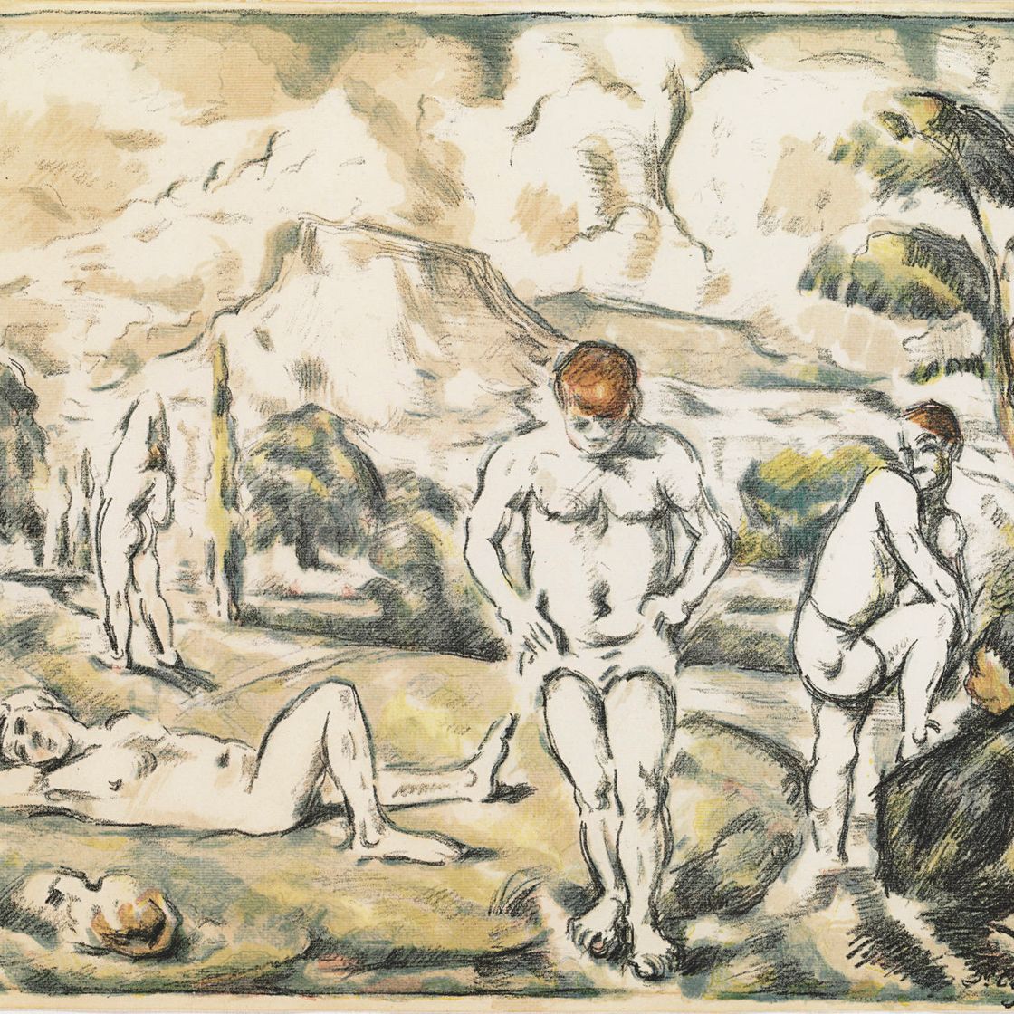 Paul Cézanne — Леденцы (большие тарелки) (Venturi 1157; Druick 1)