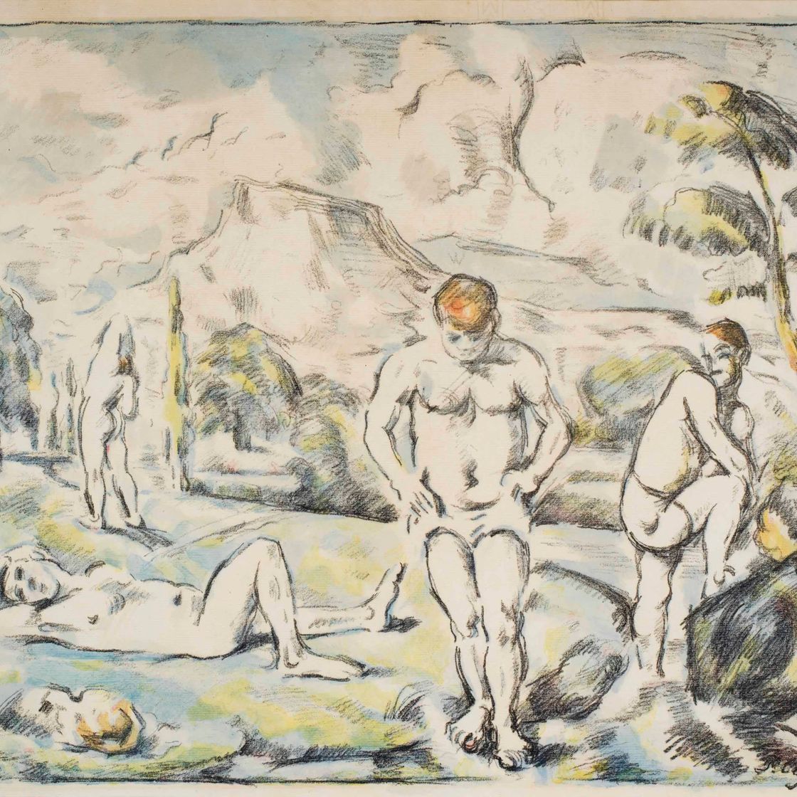 Paul Cézanne — Мясные деликатесы (большая тарелка)