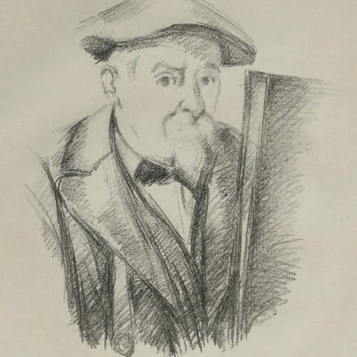 Paul Cézanne — Автопортрет (трубка Вентури 1158)