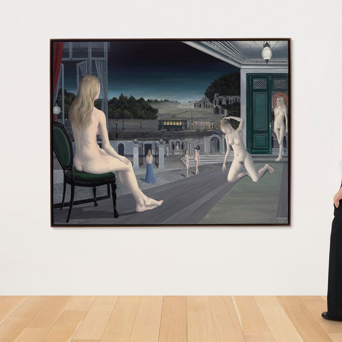 Paul Delvaux — Вечер в могиле, изображение 3