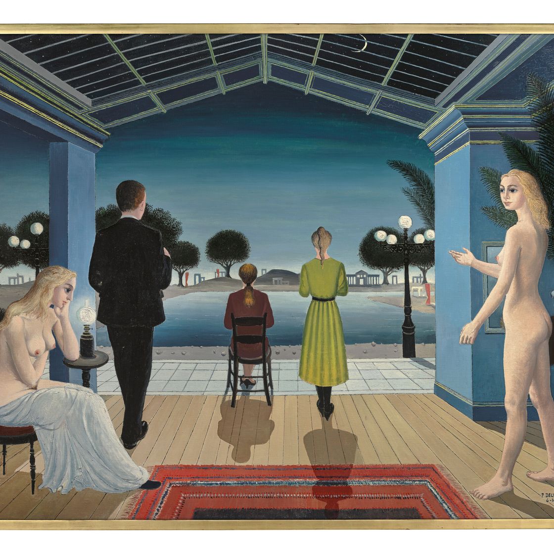 Paul Delvaux — Темница в Ла-вилле, изображение 2