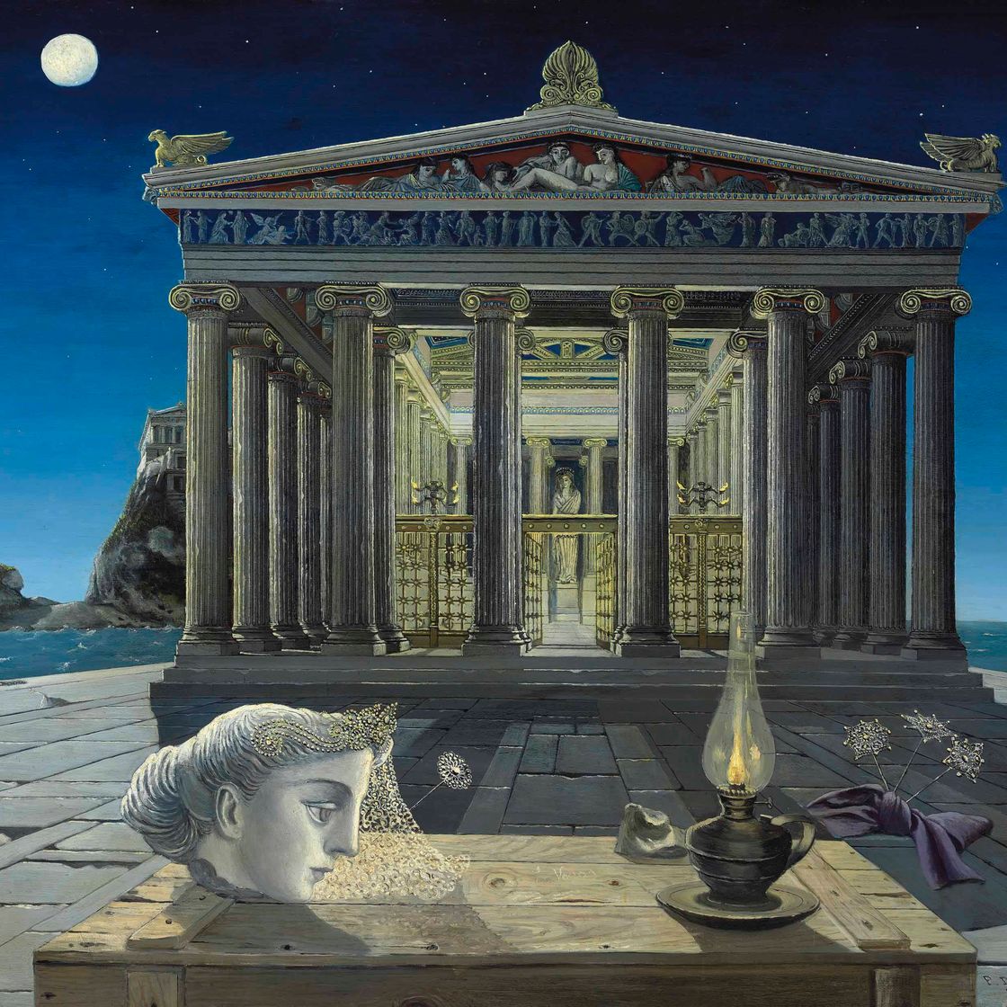 Paul Delvaux — Ле Темпл