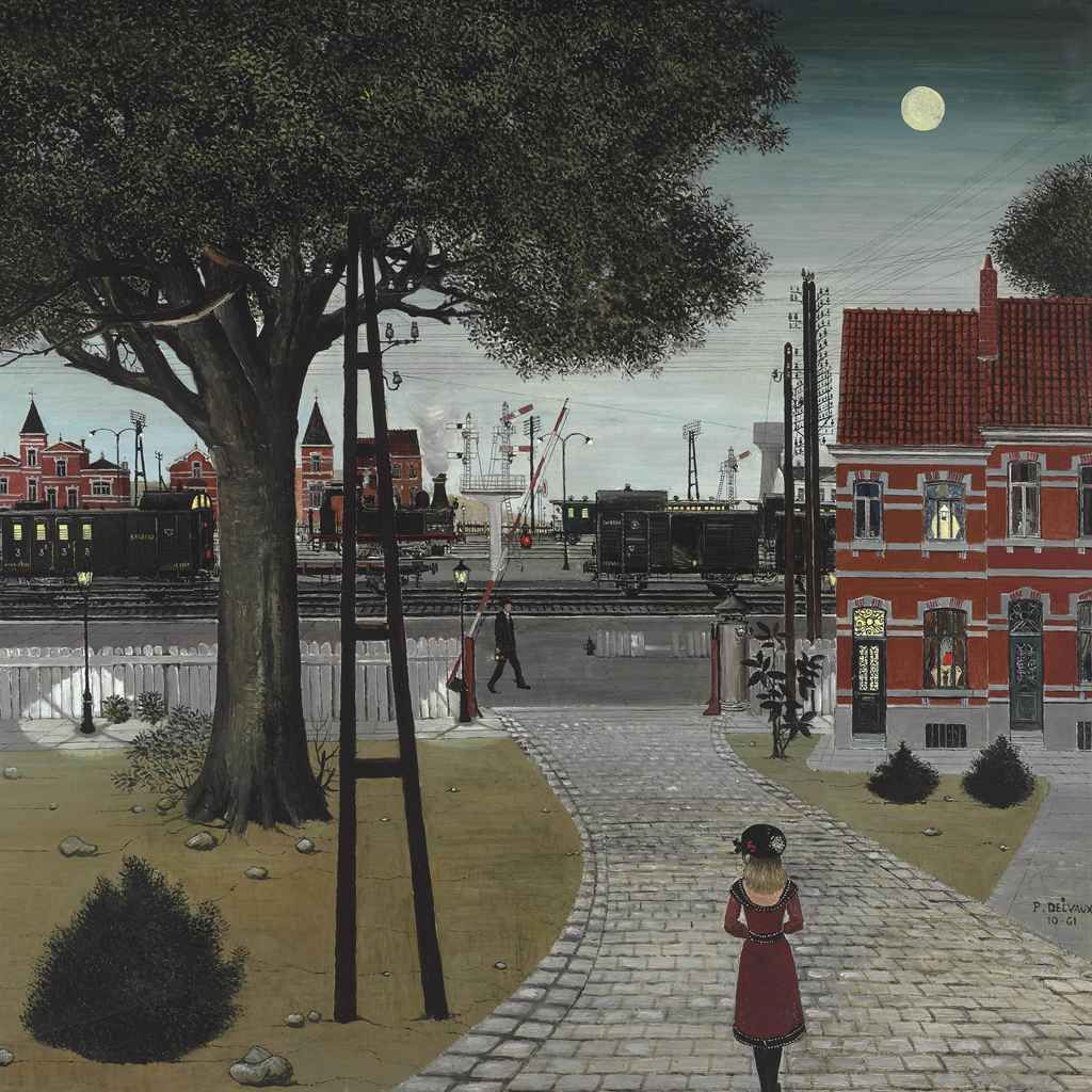 Paul Delvaux — Переход через ниву