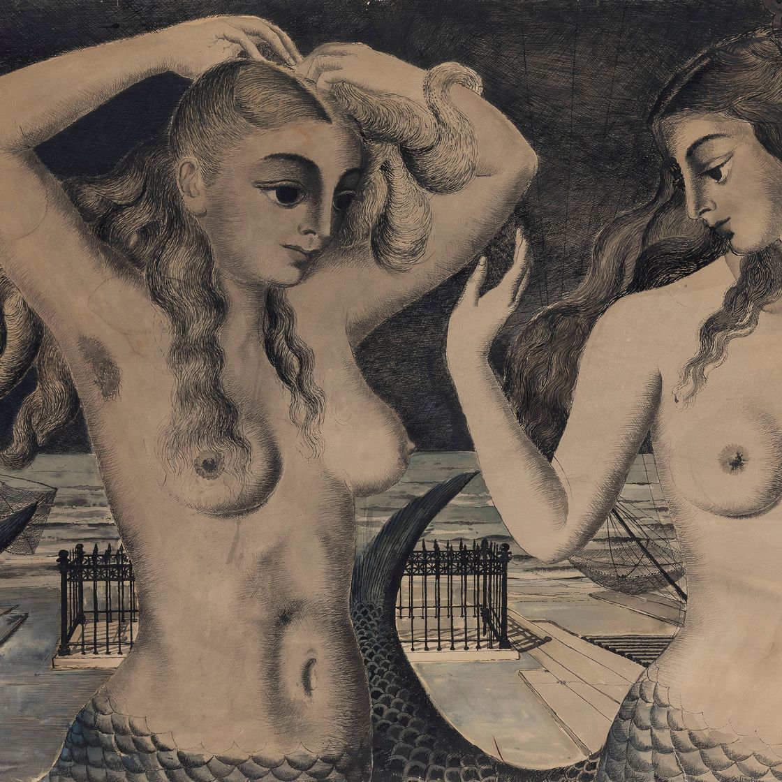 Paul Delvaux — Сирены