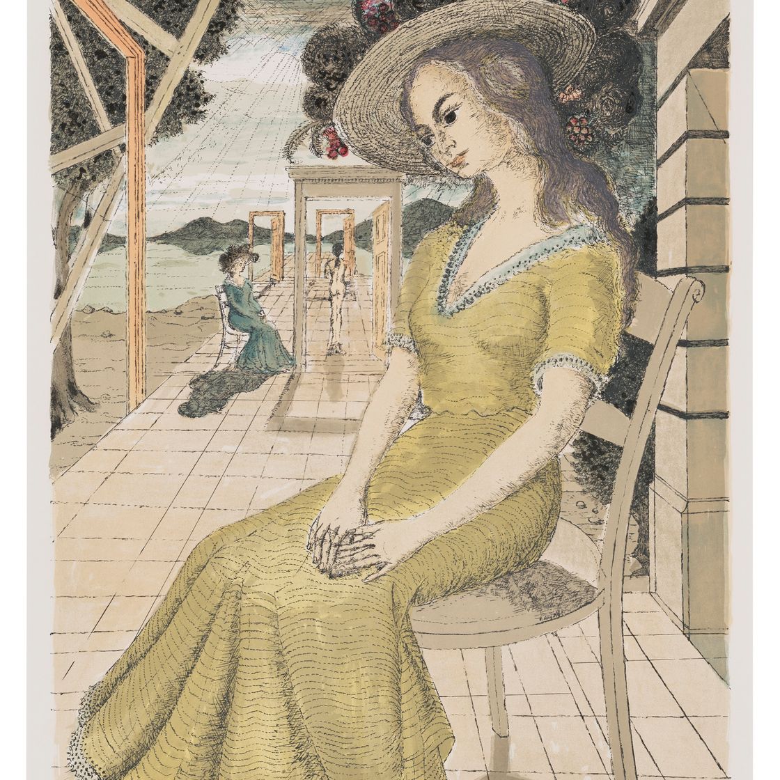 Paul Delvaux — Анна сонгеза