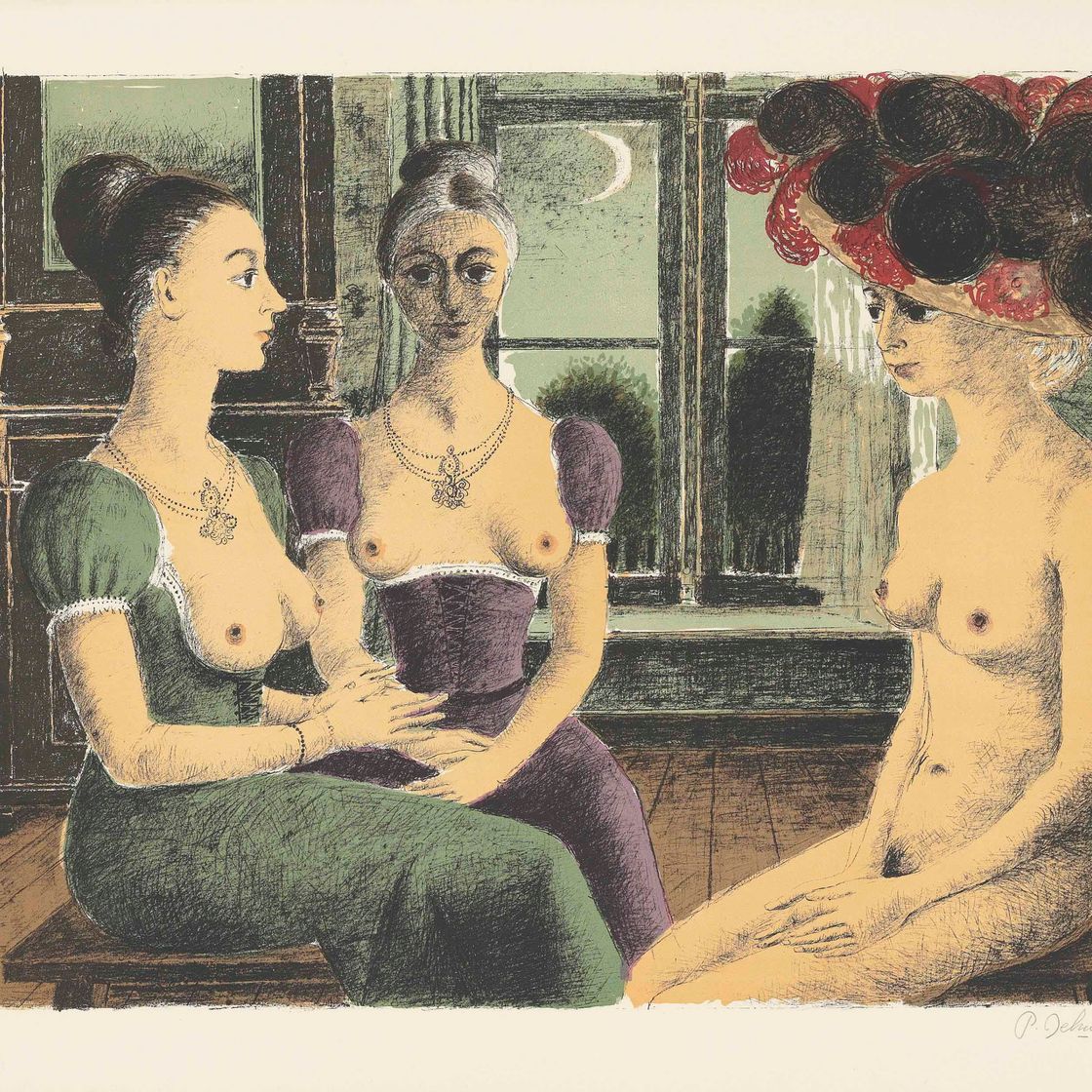 Paul Delvaux — Ла Фенетр