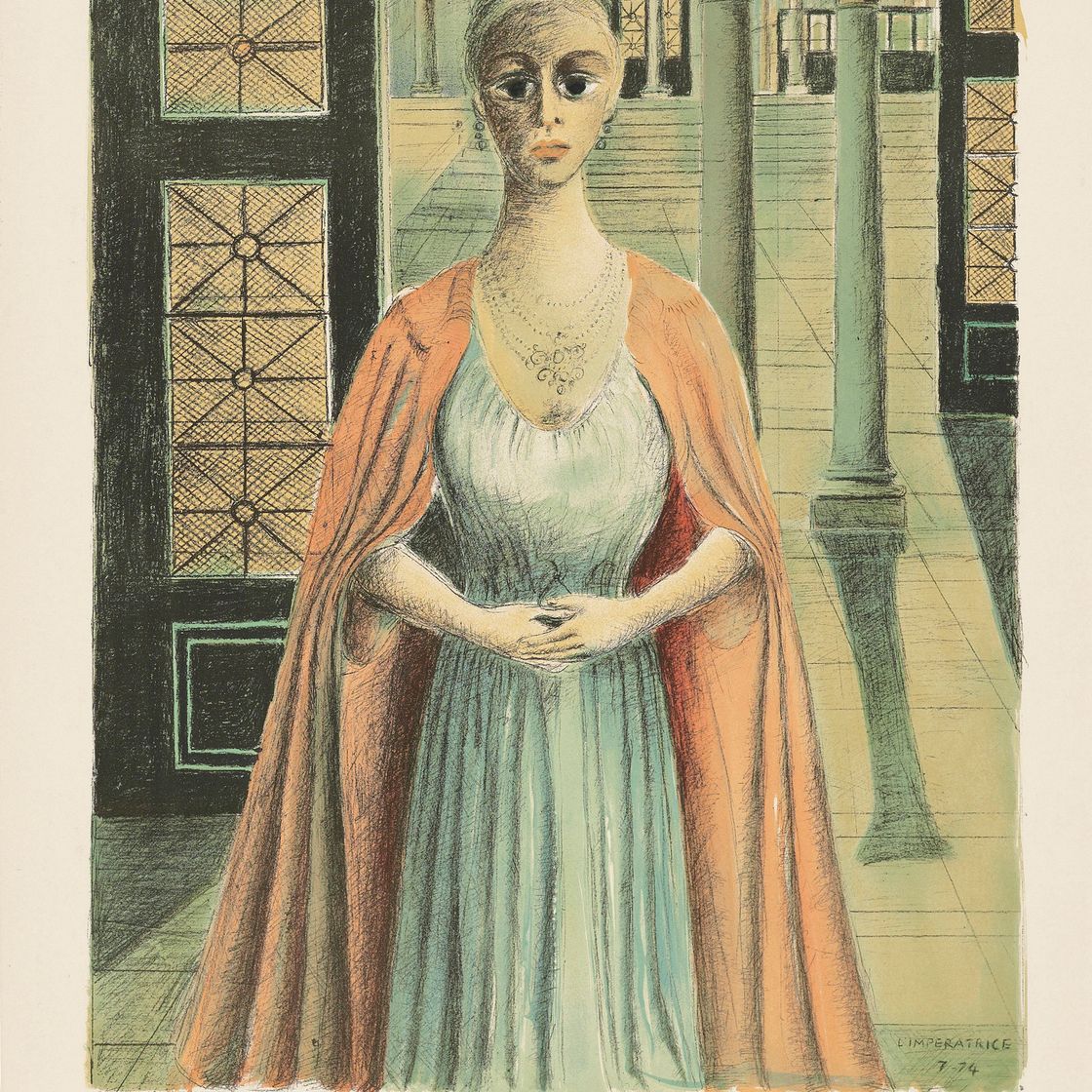 Paul Delvaux — Императрица