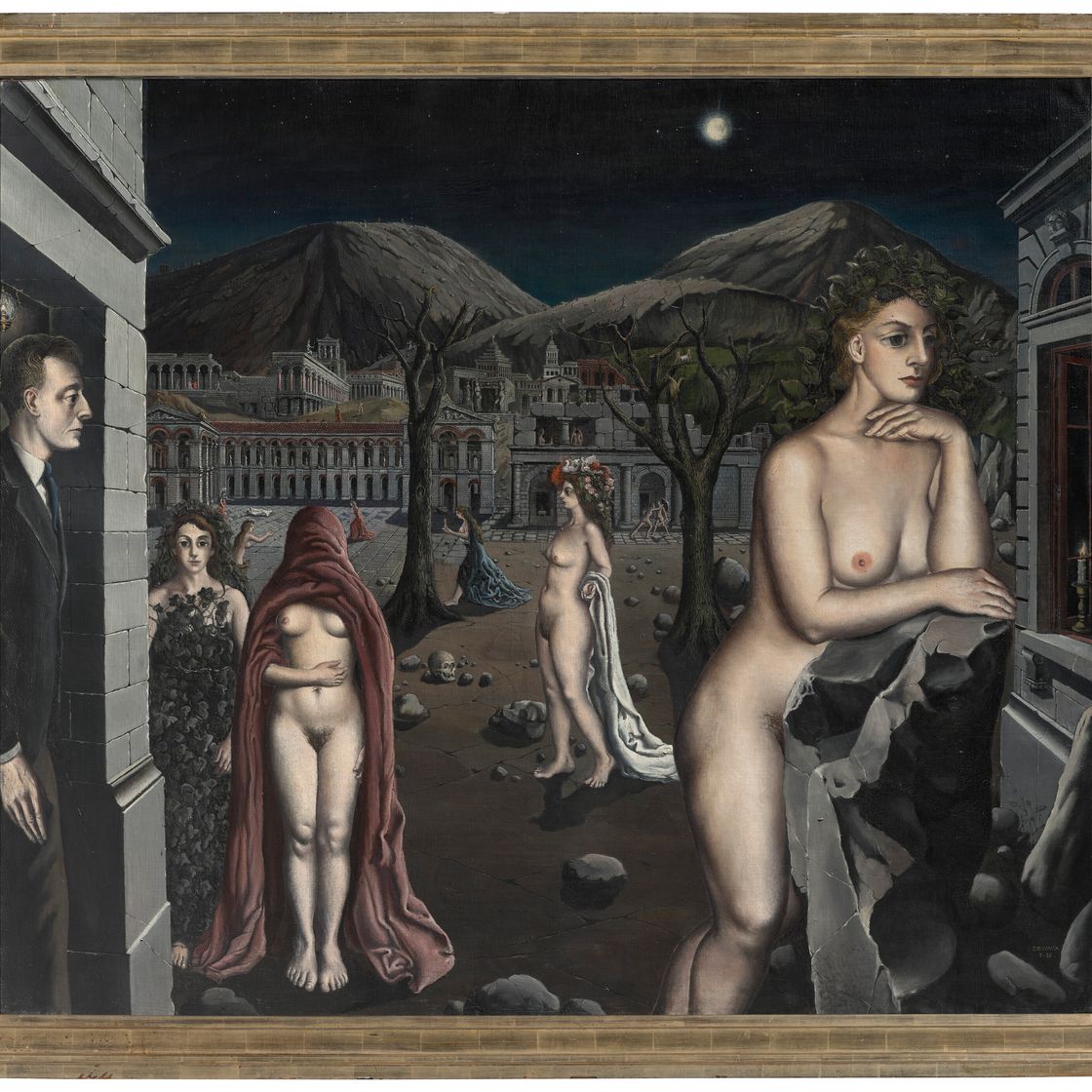 Paul Delvaux — Ла-вилль-эндорми, изображение 2