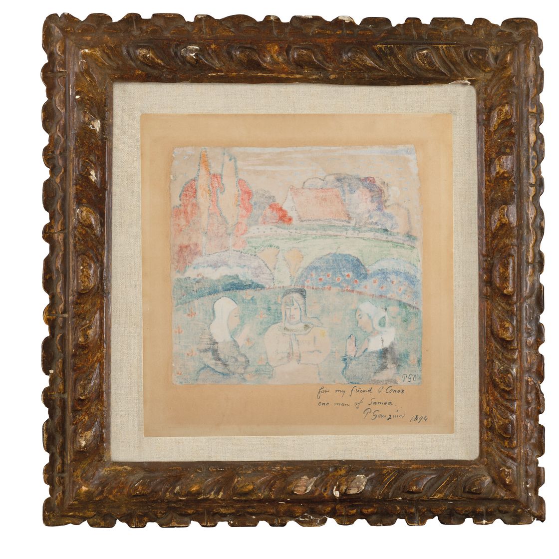 Paul Gauguin — Ангел в Бретани, изображение 3