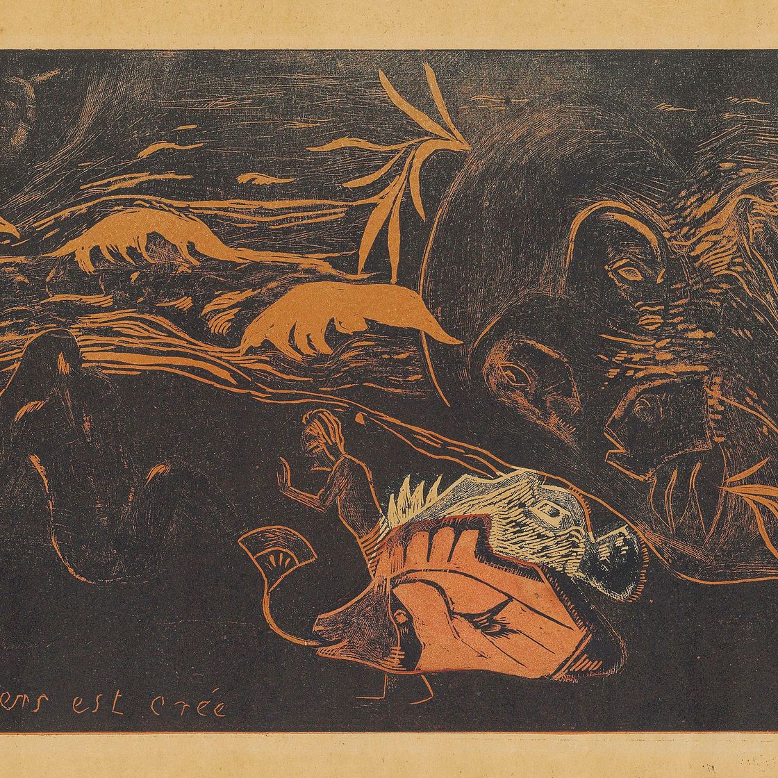Paul Gauguin — Вселенная есть творение (The Creation of the Universe), от: НОА НОА