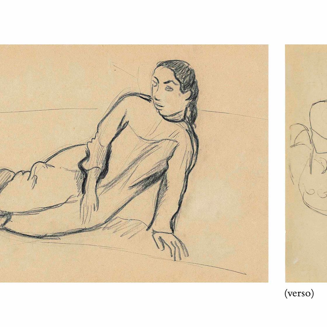 Paul Gauguin — Таитянский стиль (прямой); таитянский стиль души (оборотная сторона)