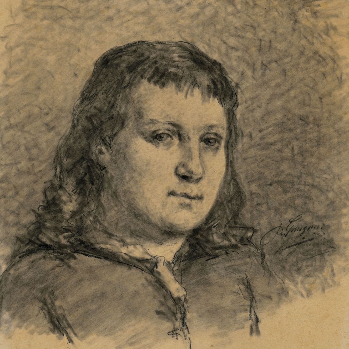 Paul Gauguin — Портрет молодой девушки, изображение 1