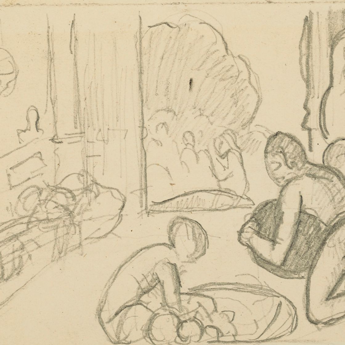 Paul Gauguin — Сцена с таитянским интендантом