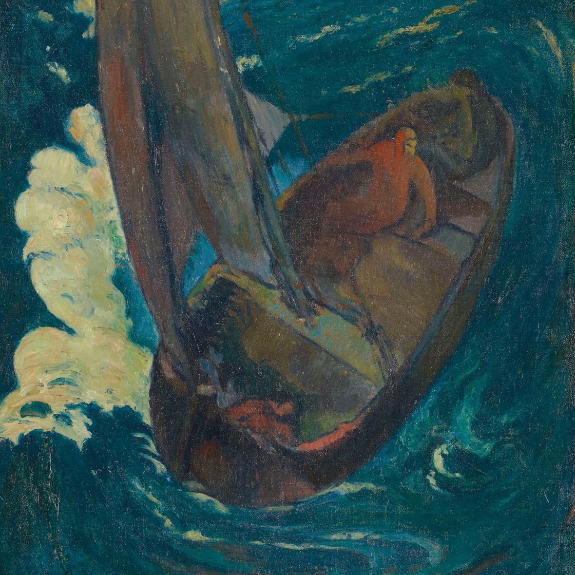 Paul Gauguin — Человек на барке (д'Апре Поль Гоген, "Альбом Ноа-Ноа")
