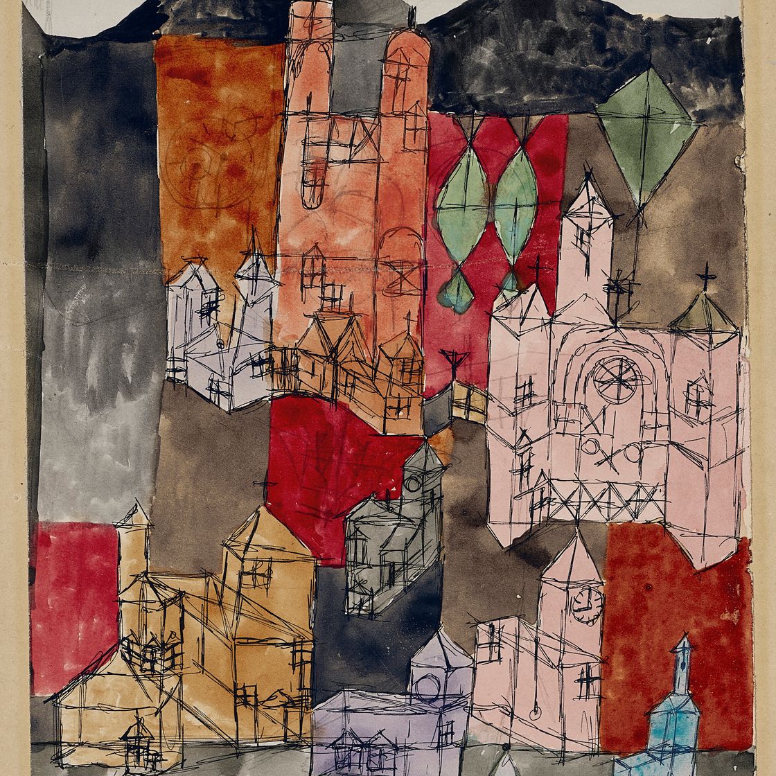 Paul Klee — Город Кирхен, изображение 1
