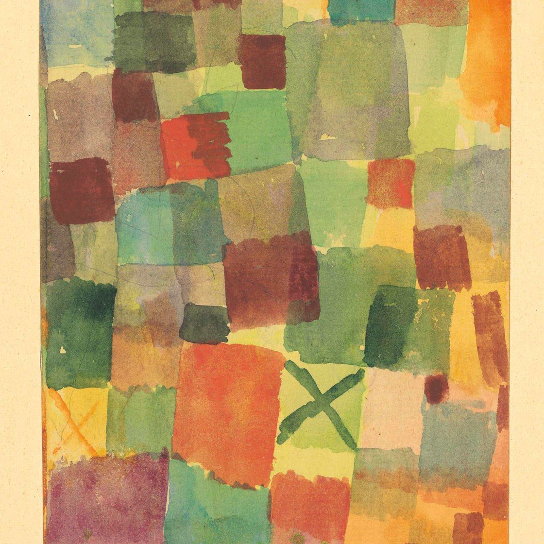 Paul Klee — Акварельный институт в Грюнене, Кройц